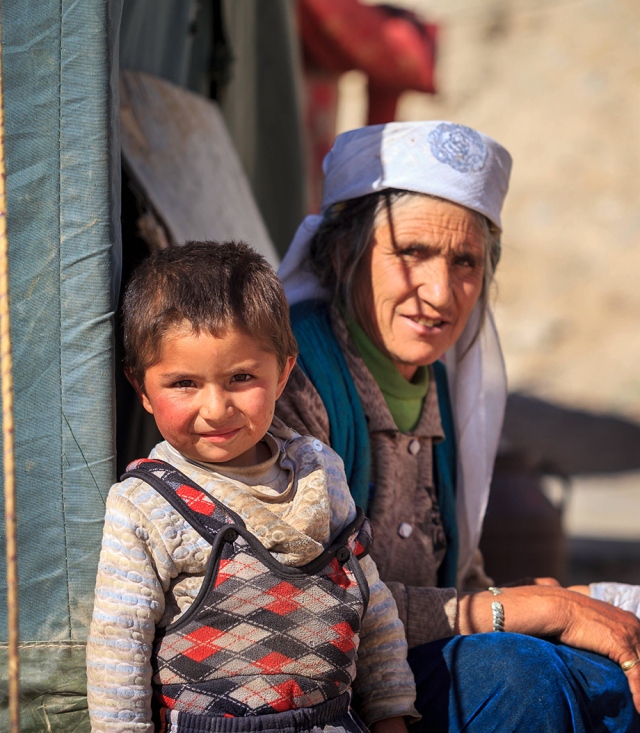 a Tajik family